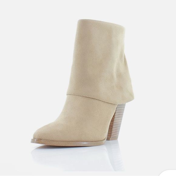 SZ 12 Jessica Simpson CAMEL COLOR Ankle Boots - Picture 2 of 5